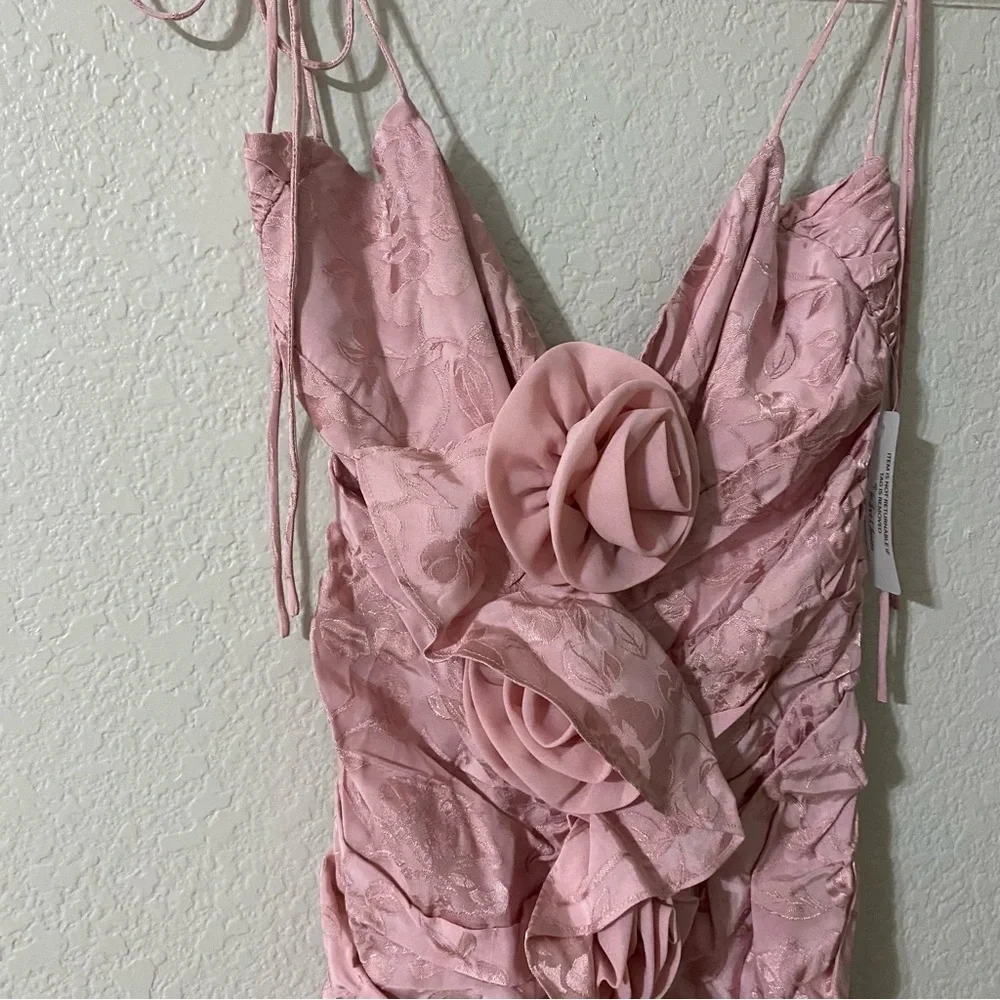 For Love & Lemons / Soraya Midi Dress / Pink